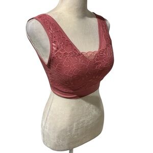 Phoebe & Me Lace Bralette in Dusty Rose